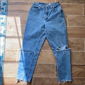 Distressed Liz Claiborne jeans